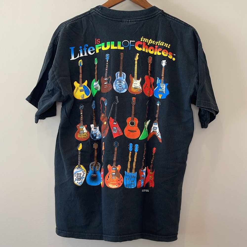 Gildan Heavyweight Guitar Graphic Tee, Size Large